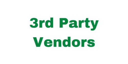 3rd Party Vendors