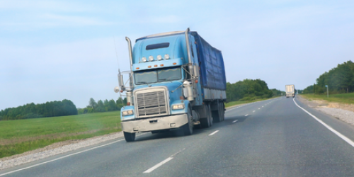 Truck on Road